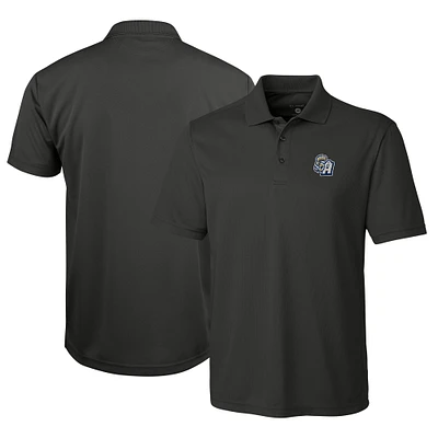 Men's Cutter & Buck  Gray San Antonio Missions Clique Ice Pique Tech Polo