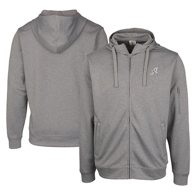 Unisex Cutter & Buck Gray Reno Aces Clique Lift Eco Performance Full-Zip Hoodie
