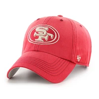 Men's '47  Scarlet San Francisco 49ers Dusted Clean Up Adjustable Hat