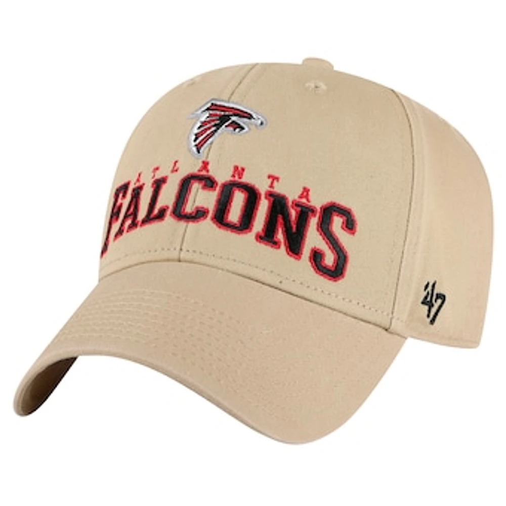 Men's '47 Khaki Atlanta Falcons Powell MVP Adjustable Hat