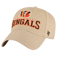 Men's '47 Khaki Cincinnati Bengals Powell MVP Adjustable Hat