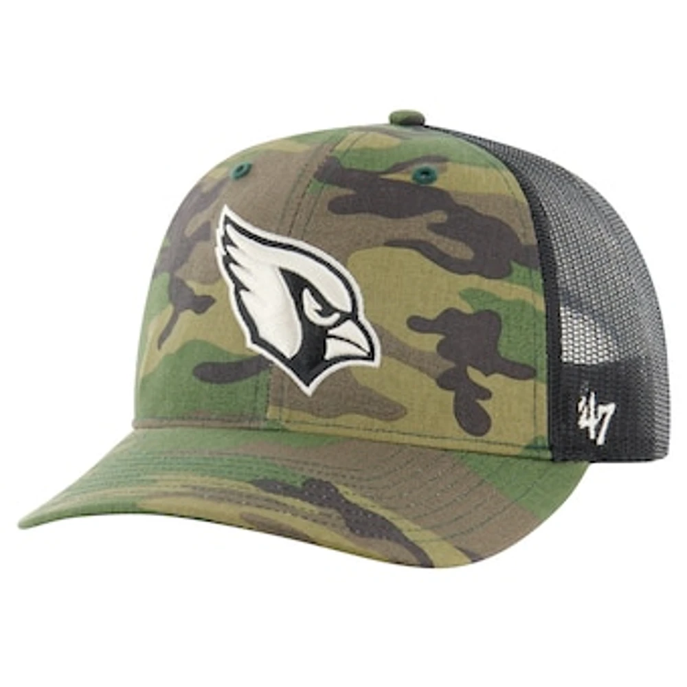 Men's '47 Camo Arizona Cardinals Trucker Adjustable Hat