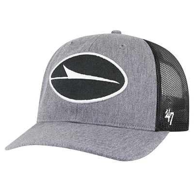 Men's '47 Heather Charcoal New York Jets Carbon Trucker Adjustable Hat