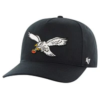 Men's '47 Black Philadelphia Eagles Hitch Adjustable Hat