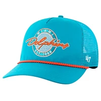 Men's '47 Aqua Miami Dolphins Promenade Hitch Trucker Adjustable Hat