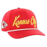 Men's '47 Red Kansas City Chiefs Overhand Hitch Adjustable Hat