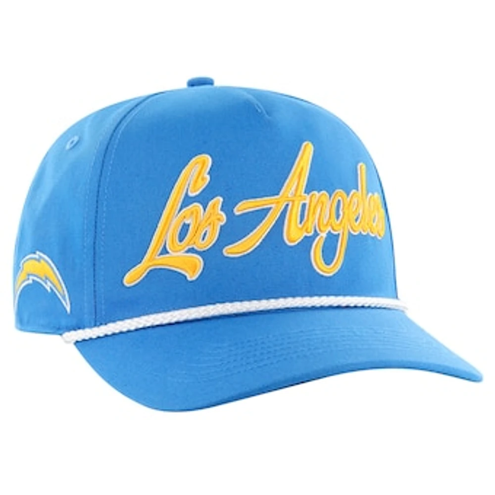 Men's '47 Blue Los Angeles Chargers Overhand Hitch Adjustable Hat