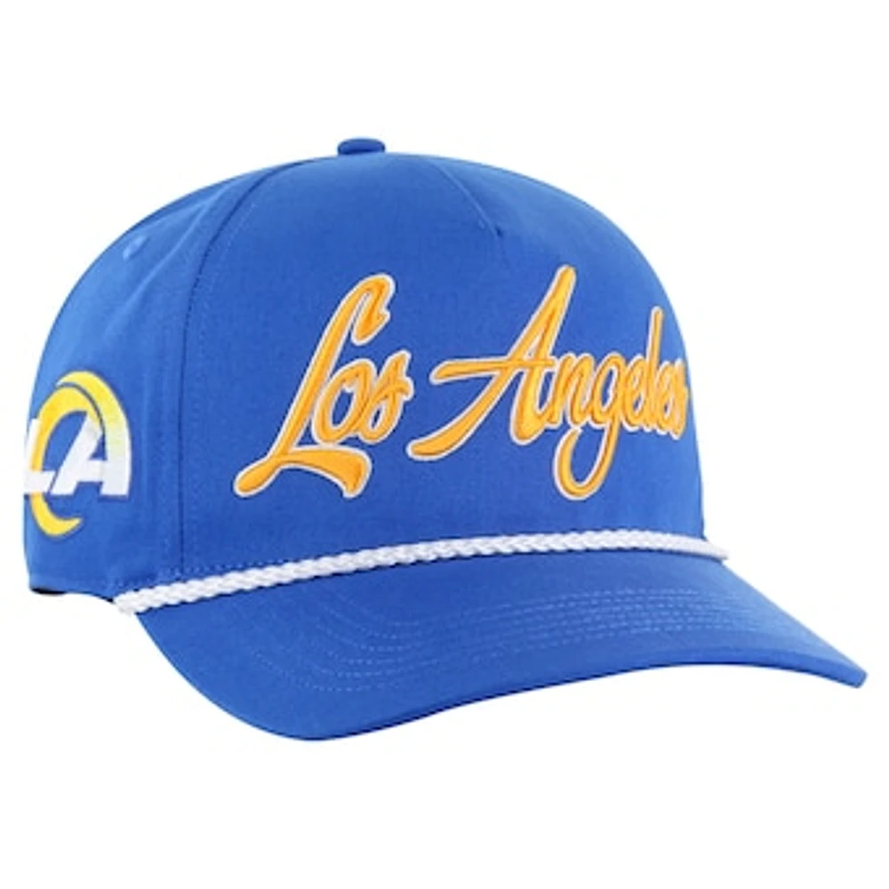 Men's '47 Royal Los Angeles Rams Overhand Hitch Adjustable Hat