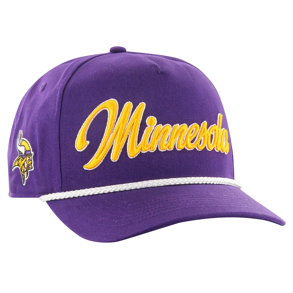 Men's '47 Purple Minnesota Vikings Overhand Hitch Adjustable Hat