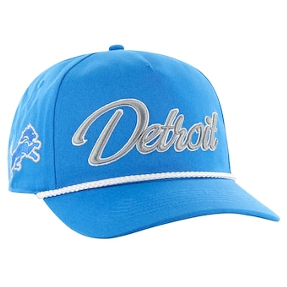 Men's '47 Blue Detroit Lions Overhand Hitch Adjustable Hat