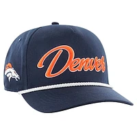 Men's '47 Navy Denver Broncos Overhand Hitch Adjustable Hat