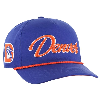 Men's '47 Royal Denver Broncos Overhand Hitch Adjustable Hat