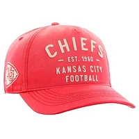 Men's '47 Red Kansas City Chiefs Dusted Laramie Hitch Adjustable Hat