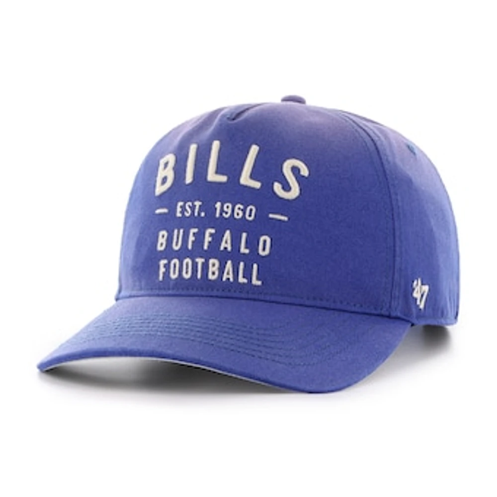 Men's '47 Royal Buffalo Bills Dusted Laramie Unstructured Hitch Adjustable Hat