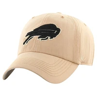 Men's '47 Khaki Buffalo Bills Dusted Relaxed Franchise Fitted Hat