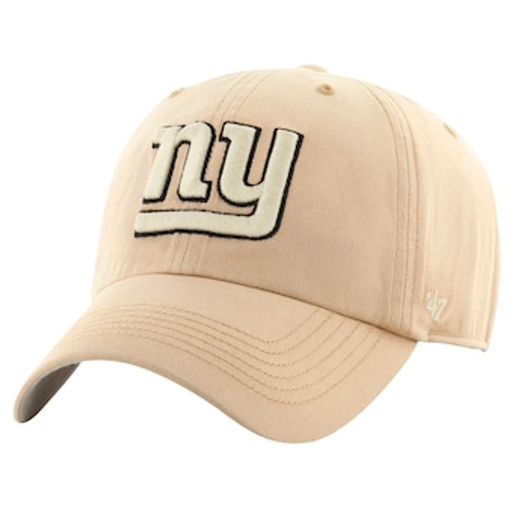 Men's '47 Khaki New York Giants Dusted Relaxed Franchise Fitted Hat