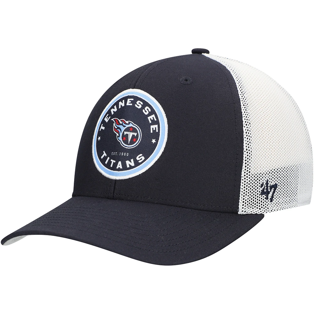 Men's '47 Navy Tennessee Titans Disclose Trophy Flex Hat