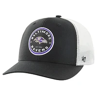 Men's '47 Black Baltimore Ravens Disclose Trophy Stretch Fit Hat