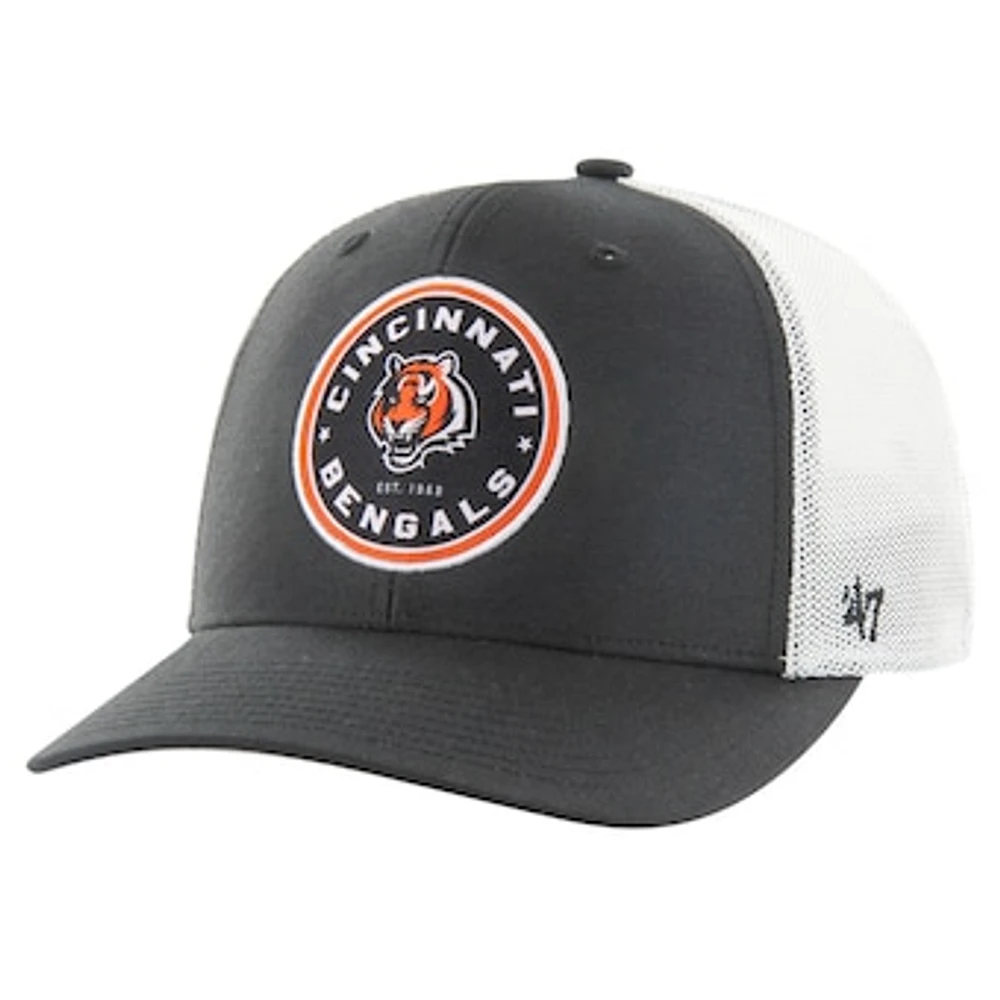 Men's '47 Black Cincinnati Bengals Disclose Trophy Stretch Fit Hat