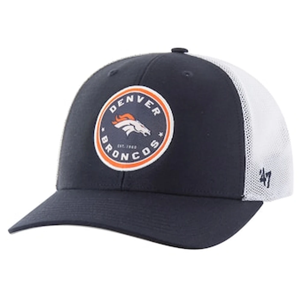 Men's '47 Navy Denver Broncos Disclose Trophy Stretch Fit Hat