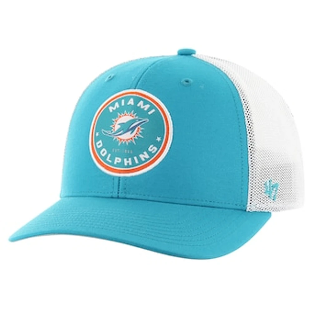 Men's '47 Aqua Miami Dolphins Disclose Trophy Stretch Fit Hat