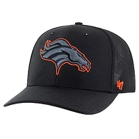 Men's '47 Black Denver Broncos Blackball Trophy Flex Hat