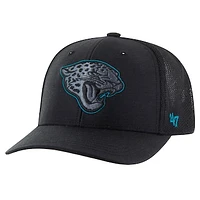 Men's '47 Black Jacksonville Jaguars Blackball Trophy Flex Hat