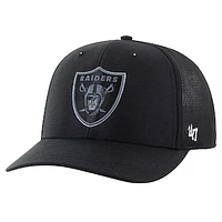 Men's '47 Black Las Vegas Raiders Blackball Trophy Flex Hat