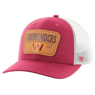 Men's '47 Burgundy/White Washington Commanders Thrash Trophy Flex Hat