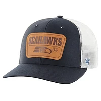 Men's '47 College Navy/White Seattle Seahawks Thrash Trophy Flex Hat