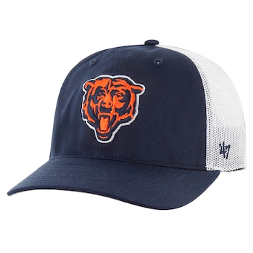 Men's '47 Navy/White Chicago Bears Team Unstructured Trucker Adjustable Hat