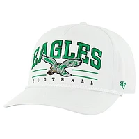 Men's '47 White Philadelphia Eagles Roscoe Hitch Rope Adjustable Hat