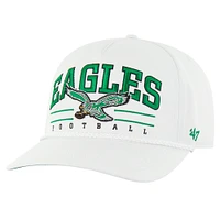 Men's '47 White Philadelphia Eagles Roscoe Hitch Rope Adjustable Hat