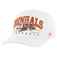 Men's '47 White Cincinnati Bengals Roscoe Hitch Rope Adjustable Hat