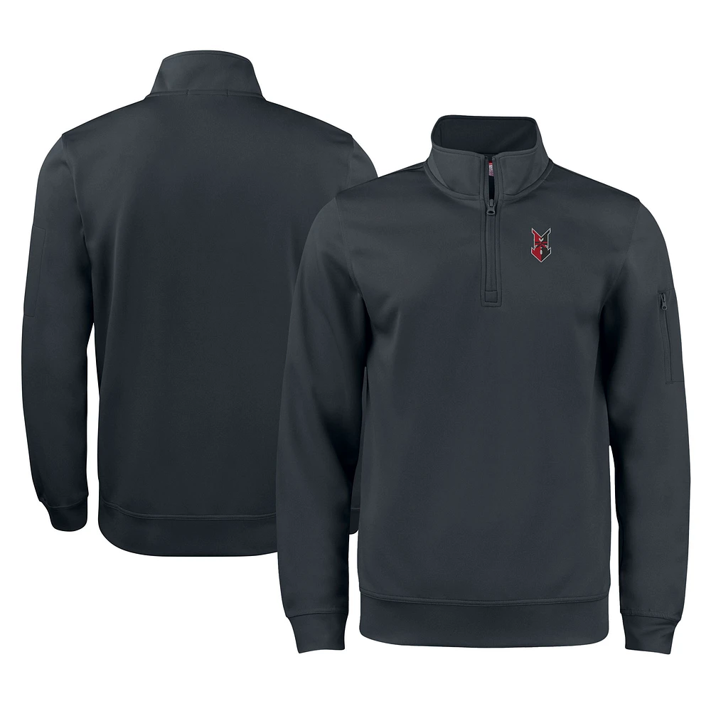 Unisex Cutter & Buck Indianapolis Indians Clique Lift Eco Performance Half-Zip Pullover Top
