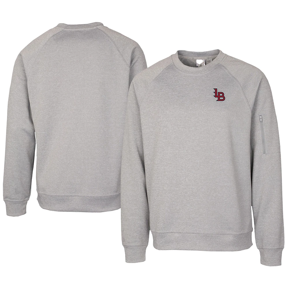 Unisex Cutter & Buck Gray Louisville Bats Clique Lift Eco Performance Sweatshirt