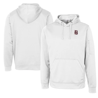 Unisex Cutter & Buck White Birmingham Barons Clique Lift Eco Performance Pullover Hoodie