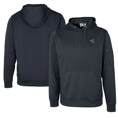 Unisex Cutter & Buck Navy Binghamton Rumble Ponies Clique Lift Eco Performance Pullover Hoodie Sweatshirt