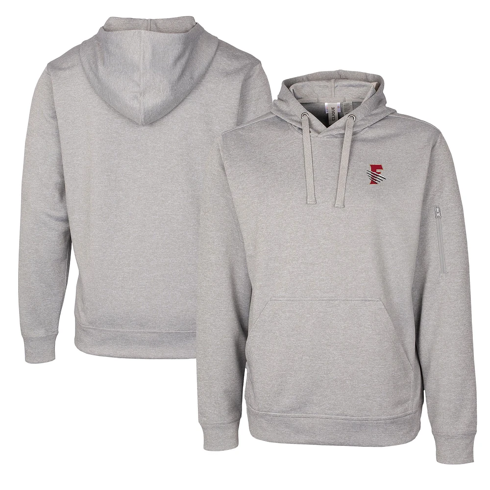 Unisex Cutter & Buck Gray Fresno Grizzlies Clique Lift Eco Performance Pullover Hoodie Sweatshirt