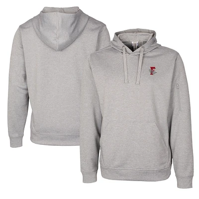 Unisex Cutter & Buck Gray Fresno Grizzlies Clique Lift Eco Performance Pullover Hoodie Sweatshirt