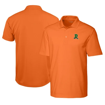 Men's Cutter & Buck  Orange Dayton Dragons Clique Spin Eco Performance Pique Polo