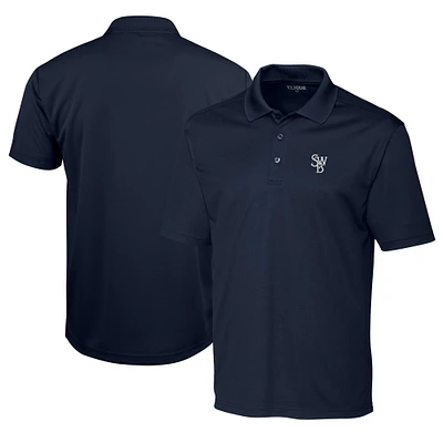 Men's Cutter & Buck  Navy Scranton Wilkes-Barre RailRiders Clique Spin Eco Performance Pique Polo