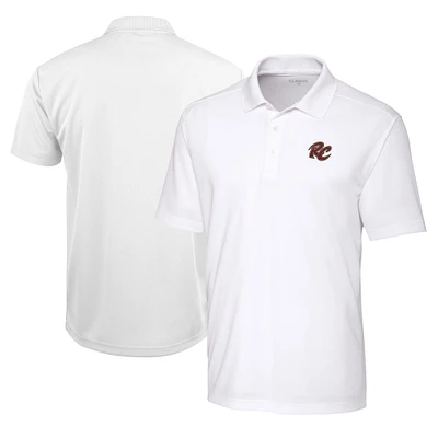 Men's Cutter & Buck  White Sacramento River Cats Clique Spin Eco Performance Pique Polo