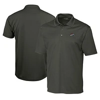 Men's Cutter & Buck  Steel Rocket City Trash Pandas Clique Spin Eco Performance Pique Polo