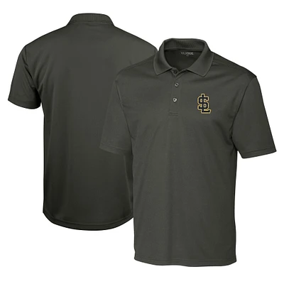 Men's Cutter & Buck  Steel Salt Lake Bees Clique Spin Eco Performance Pique Polo