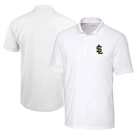 Men's Cutter & Buck  White Salt Lake Bees Clique Spin Eco Performance Pique Polo