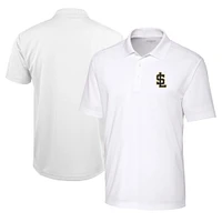 Men's Cutter & Buck  White Salt Lake Bees Clique Spin Eco Performance Pique Polo