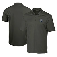 Men's Cutter & Buck  Steel San Antonio Missions Clique Spin Eco Performance Pique Polo