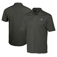 Men's Cutter & Buck  Steel West Michigan Whitecaps Clique Spin Eco Performance Pique Polo