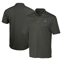 Men's Cutter & Buck  Steel West Michigan Whitecaps Clique Spin Eco Performance Pique Polo